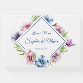 Hochzeit der Anemone-Blume Gästebuch