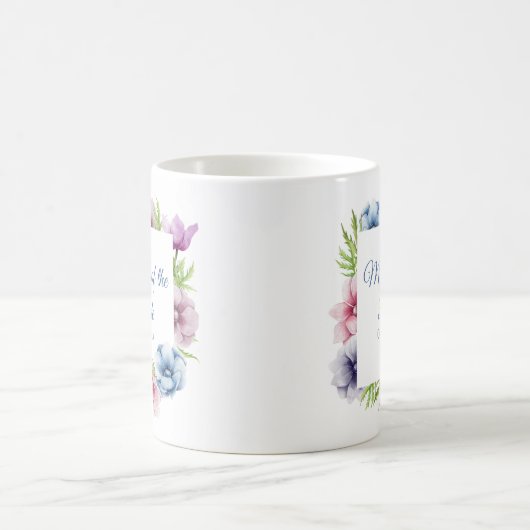 Hochzeit der Anemone-Blume Kaffeetasse (Mittel)