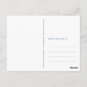 Hochzeit der Anemone-Blume Postkarte (Rückseite)