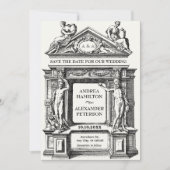 Hochzeit der antiken griechischen römischen Archit Save The Date (Vorderseite)