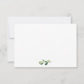 Hochzeit der Antwortkarte Dankeskarte (Rückseite)