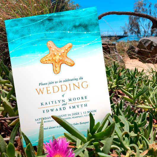 Hochzeit der Aquakultur Einladung