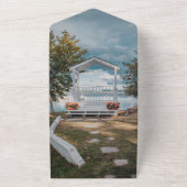 Hochzeit der Bäume im Freien All In One Einladung (Außenbereich)