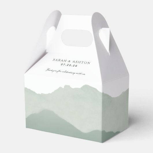 Hochzeit der Bergkette Geschenkschachtel (Vorderseite)