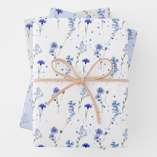 Hochzeit der Blaublume Geschenkpapier Set (Beispiel)