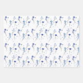 Hochzeit der Blaublume Geschenkpapier Set (Vorderseite)