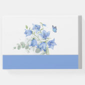 Hochzeit der Blauen Blume Gästebuch (Rückseite)