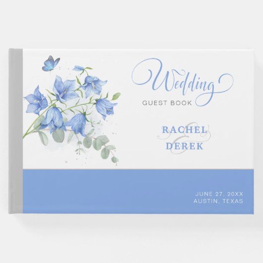 Hochzeit der Blauen Blume Gästebuch (Vorderseite)