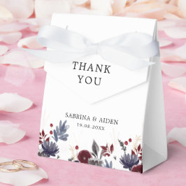 Hochzeit der Blauen Burgundy Rot Gothic Geschenkschachtel