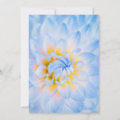 Hochzeit der Blauen Flora Einladung (Rückseite)