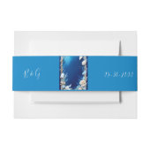 Hochzeit der blauen Küste Einladungsbanderole (Vorderseite Beispiel)