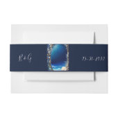 Hochzeit der blauen Küste Einladungsbanderole (Vorderseite Beispiel)