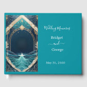 Hochzeit der blauen Küste Gästebuch (Vorderseite)