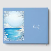 Hochzeit der blauen Küste Gästebuch (Rückseite)