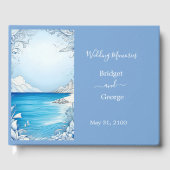 Hochzeit der blauen Küste Gästebuch (Vorderseite)