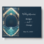 Hochzeit der blauen Küste Gästebuch (Vorderseite)