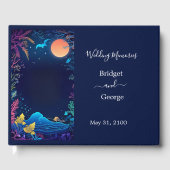 Hochzeit der blauen Küste Gästebuch (Vorderseite)