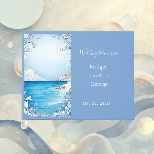 Hochzeit der blauen Küste Gästebuch