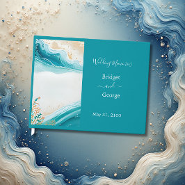 Hochzeit der blauen Küste Gästebuch