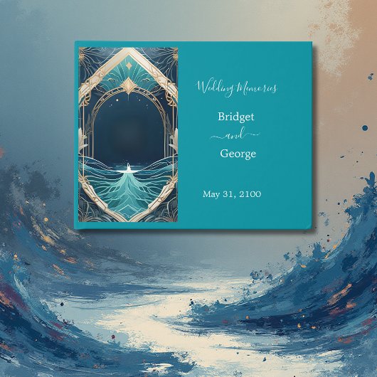 Hochzeit der blauen Küste Gästebuch