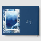 Hochzeit der blauen Küste Gästebuch (Rückseite)