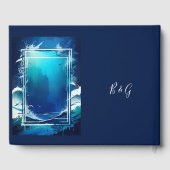 Hochzeit der blauen Küste Gästebuch (Rückseite)