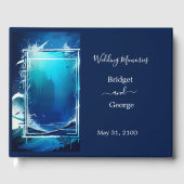 Hochzeit der blauen Küste Gästebuch (Vorderseite)