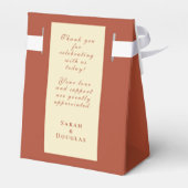 Hochzeit der Blauen Ozeane Geschenkschachtel (Rückseite)