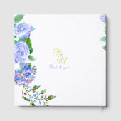 Hochzeit der Blauen Rose Gästebuch (Rückseite)