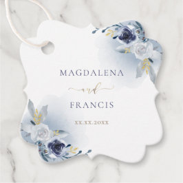 Hochzeit der blauen Rose Geschenkanhänger