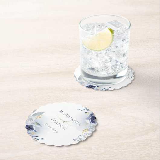 Hochzeit der blauen Rose Untersetzer (Vor Ort)