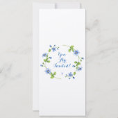 Hochzeit der Blauen Wildblume (Rückseite)