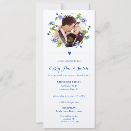 Hochzeit der Blauen Wildblume (Vorderseite)