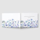 Hochzeit der blauen Wildblume Gästebuch (Voll)
