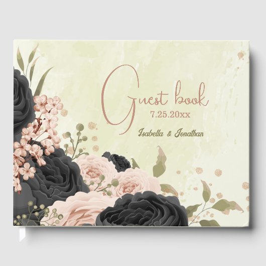 Hochzeit der Blume Gästebuch (Vorderseite)