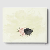 Hochzeit der Blume Gästebuch (Rückseite)