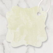Hochzeit der Blume Geschenkanhänger (Rückseite)