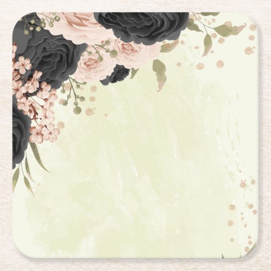 Hochzeit der Blume Rechteckiger Pappuntersetzer (Vorderseite)