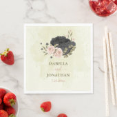 Hochzeit der Blume Serviette (Beispiel)