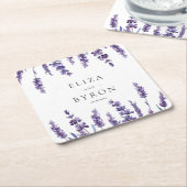 Hochzeit der Blumen Rechteckiger Pappuntersetzer (angewinkelt)