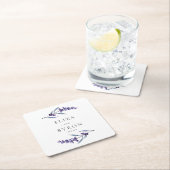 Hochzeit der Blumen Rechteckiger Pappuntersetzer (Vor Ort)