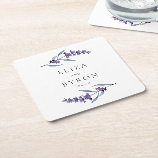 Hochzeit der Blumen Rechteckiger Pappuntersetzer (angewinkelt)