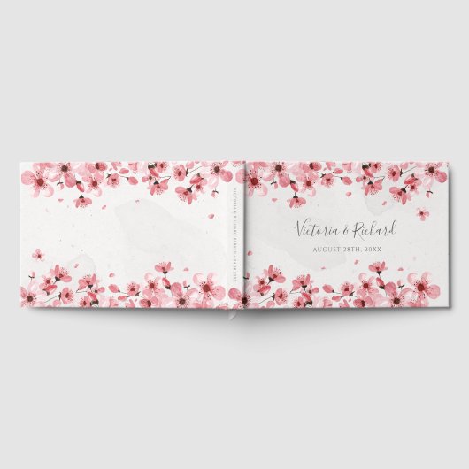 Hochzeit der Blumenkirsche Gästebuch (Voll)