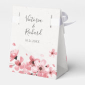 Hochzeit der Blumenkirsche Geschenkschachtel (Rückseite)