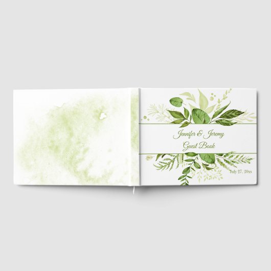 Hochzeit der botanischen Landschaft Gästebuch (Voll)