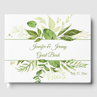 Hochzeit der botanischen Landschaft Gästebuch