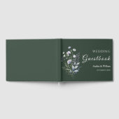 Hochzeit der botanischen Wildblume Gästebuch (Voll)