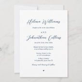 Hochzeit der Braut- und Gärenkirche mit Einweihung Einladung (Vorderseite)