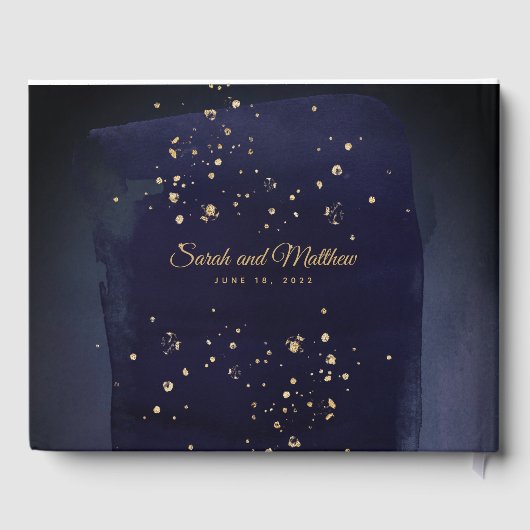 Hochzeit der Burgundy Navy Gästebuch (Rückseite)