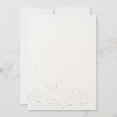 Hochzeit der eleganten Rose Einladung (Rückseite)